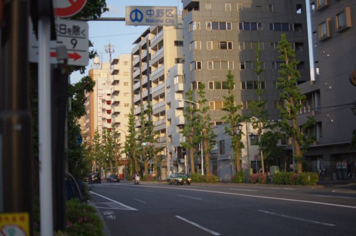 中野区に入ります